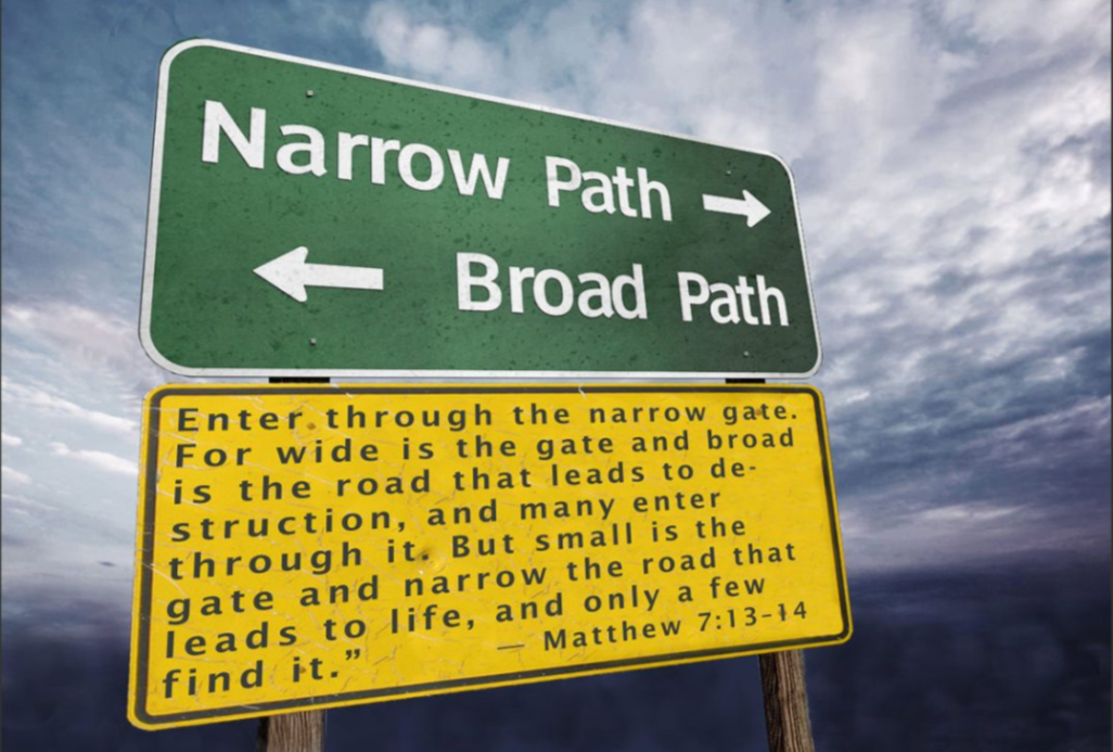 ⚖️🎭➡️❤️🫒✝️ The Narrow Way to Life: Jesus and the Defeat of Hollow Religion [5 parts]